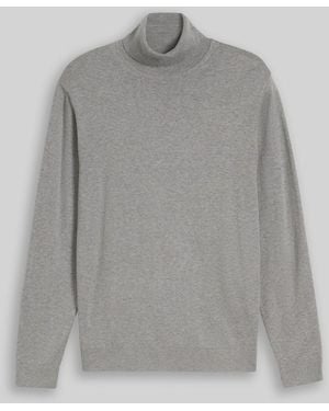 Tom Tailor Rollkragenpullover aus Baumwolle - Grau