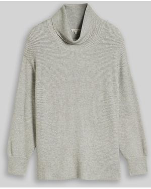 Tom Tailor Plus Size - Oversize Rollkragenpullover - Grau