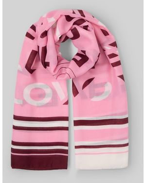 Tom Tailor DENIM Schal mit Schriftzug - Pink