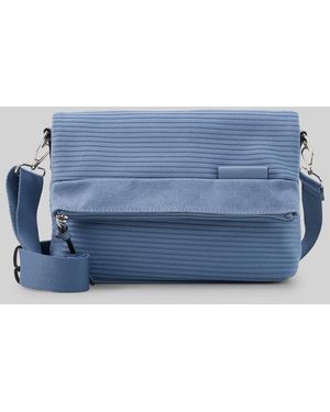 Tom Tailor TTVESNA M Umhängetasche mit Überschlag - Blau