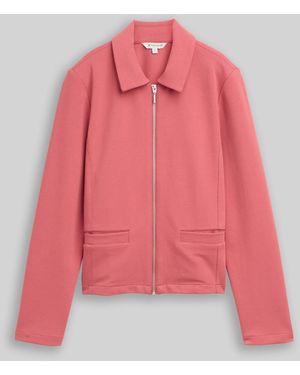Tom Tailor Regular Fit Jacke mit Reißverschluss - Pink