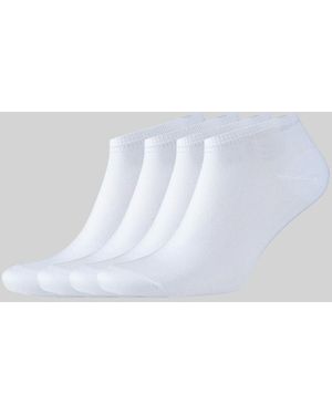 Tom Tailor Unisex Sneakersocken im 4er-Pack - Weiß