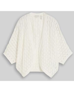 Tom Tailor Oversize Bolero Cardigan - Weiß