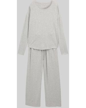 Tom Tailor Basic Pyjama-Set - Grau