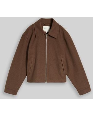 Tom Tailor DENIM Übergangsjacke mit Kragen - Braun