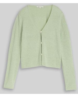 Tom Tailor DENIM Cardigan mit V-Ausschnitt - Grün