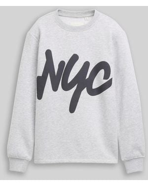 Tom Tailor Jungen Sweatshirt mit Schriftzug - Weiß