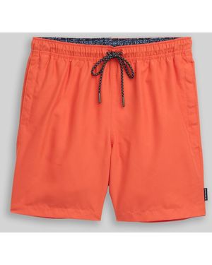 Tom Tailor Badeshorts mit Kordelzug - Rot
