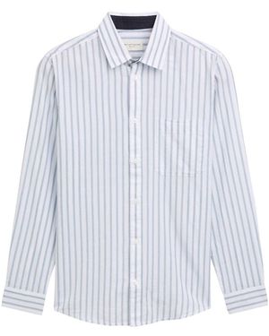 Tom Tailor Regular Fit Hemd mit Streifenmuster - Weiß