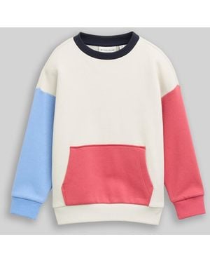 Tom Tailor Jungen Oversize Sweatshirt mit Kängurutasche - Rot