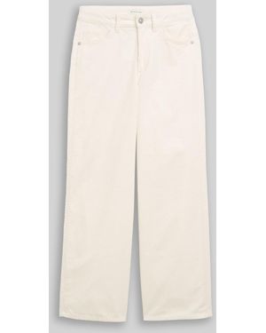 Tom Tailor Mädchen Wide Leg Cord Hose - Weiß