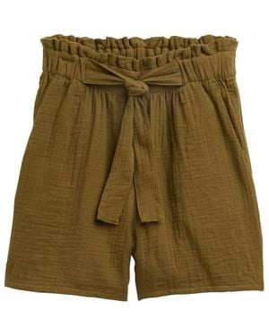 Tom Tailor DENIM Musselin Relaxed Shorts - Grün