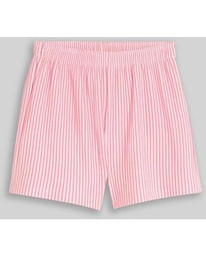 Tom Tailor Mädchen Shorts mit Streifenmuster - Pink
