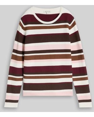 Tom Tailor Strickpullover aus Baumwolle - Braun