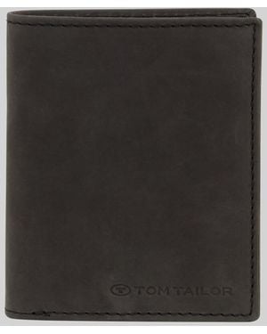 Tom Tailor TTRON Brieftasche aus Leder - Blau