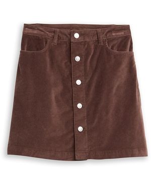 TOM TAILOR Damen Mini Rock – Kariert, Aus Weichem Boucle-Polyester – Regular Fit, Länge Ca. 46 Cm (Gr. M)