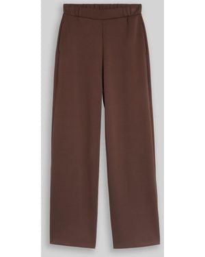 Tom Tailor DENIM Scuba Wide Leg Hose - Braun