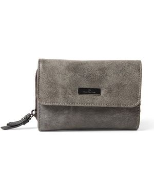 Tom Tailor TTELIN Portemonnaie mit Logo-Applikation - Grau