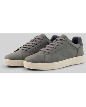 Tom Tailor Sneaker aus Lederimitat - Grau