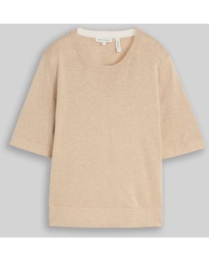 Tom Tailor Strickpullover mit Seidenanteil - Natur