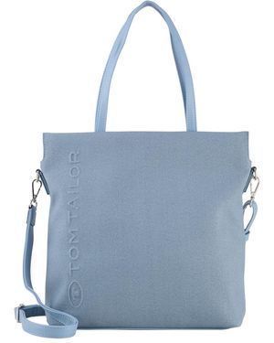 Tom Tailor TTROSA M Zip Shopper mit doppeltem Riemen - Blau