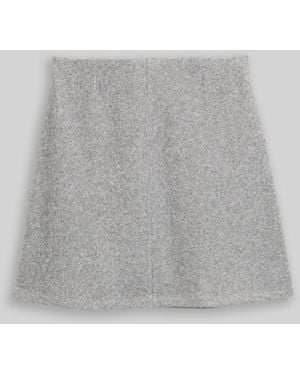 Tom Tailor Cosy Rock in Melange-Optik - Grau