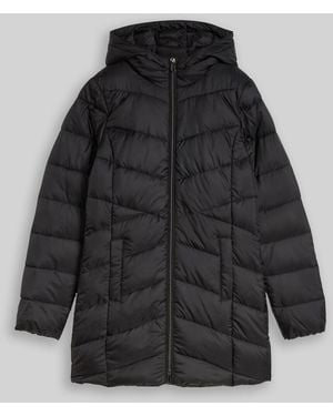 Tom Tailor Lightweight Mantel mit Kapuze - Schwarz
