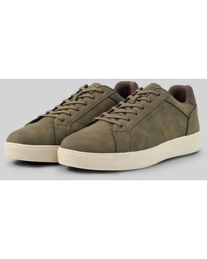 Tom Tailor Sneaker aus Lederimitat - Grün