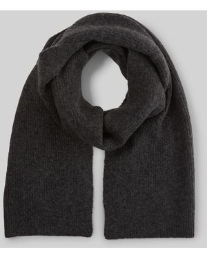 Tom Tailor DENIM Cosy Schal in Melange-Optik - Schwarz