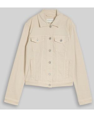 Tom Tailor Jeansjacke mit Eingriffstaschen - Weiß