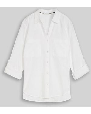 Tom Tailor Bluse mit Brusttaschen - Weiß