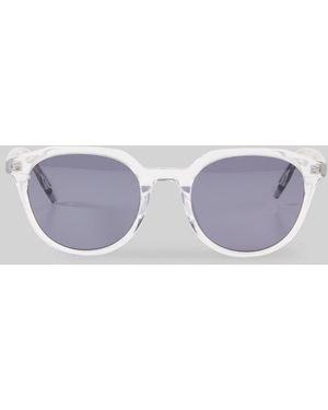 Tom Tailor Unisex Panto Sonnenbrille aus Acetate Renew UV400 - Weiß