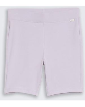 Tom Tailor Mädchen Basic Radler Shorts aus Jersey - Lila