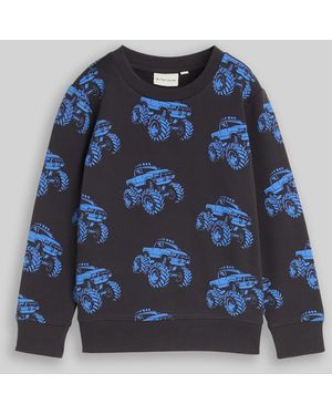 Tom Tailor Jungen Sweatshirt mit Allover-Print - Blau