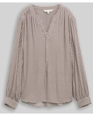 Tom Tailor Bluse aus Viskose - Grau