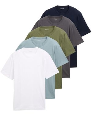 Tom Tailor T-Shirts im Multipack - Blau