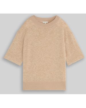 Tom Tailor Cosy Strickpullover mit Alpaka-Anteil - Weiß