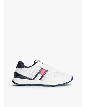 Tommy Hilfiger Sneaker Mit Flag Und Mesh - Weiß