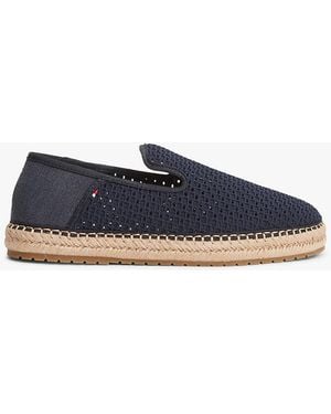 Tommy Hilfiger Knit Flexible Espadrilles - Blue