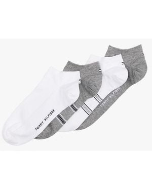 Tommy Hilfiger Coffret Cadeau 4 Paires De Socquettes À Logo - Multicolore