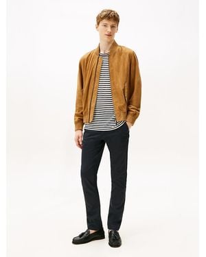 Tommy Hilfiger Chino Slim Bleecker À Micro-Motif - Neutre