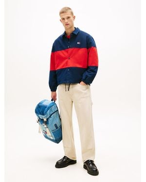 Tommy Hilfiger Jaimie Relaxed Twill Carpenter Trousers - Red