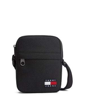 Tommy Hilfiger Essential Reportertas Met Logo - Zwart
