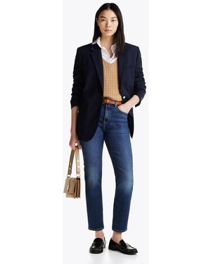 Tommy Hilfiger Faded High Rise Slim Ankle Jeans - Blue