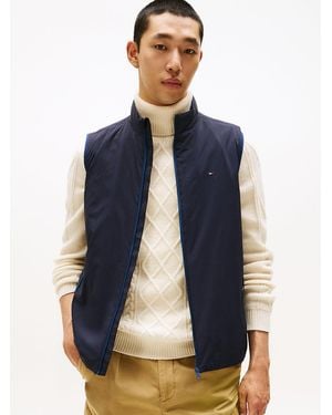 Tommy Hilfiger Water Repellent Lightweight Gilet - Blue