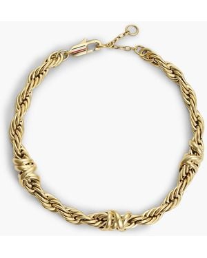 Tommy Hilfiger Plated Rope Chain Bracelet - Metallic