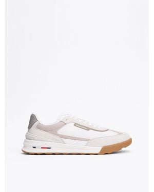 Tommy Hilfiger Leather Cleat Classic Trainers - White