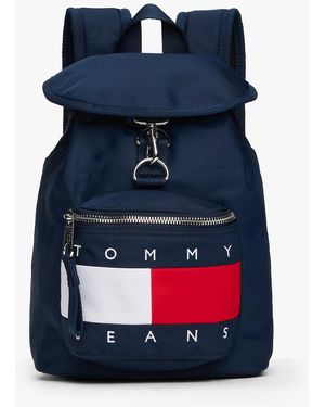 Tommy Hilfiger Archive Textile Flag Badge Backpack - Blue