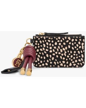 Tommy Hilfiger Leather Deer Print Multi Charm Purse - White
