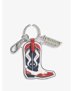 Tommy Hilfiger Adorno De Bota Vaquera Con Logo - Blanco